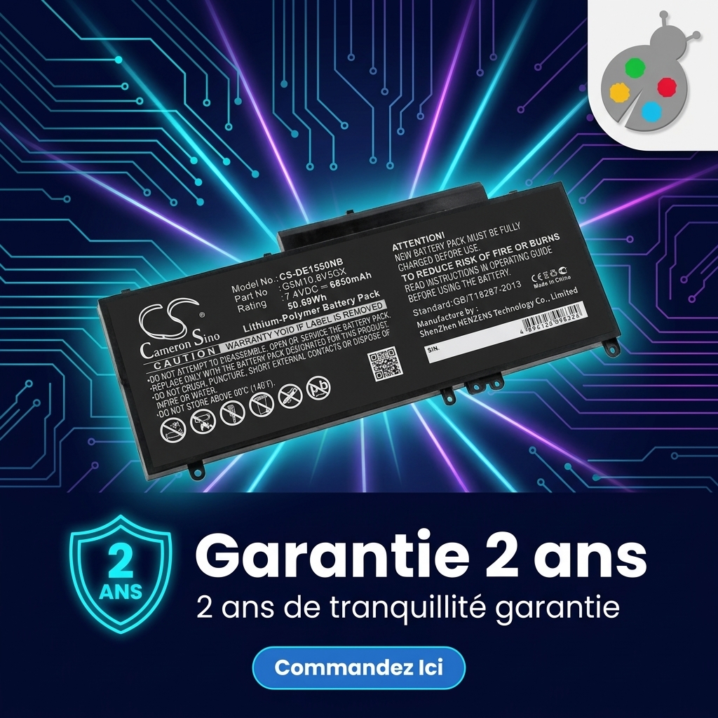 Batterie ordinateur portable dell latitude e5550