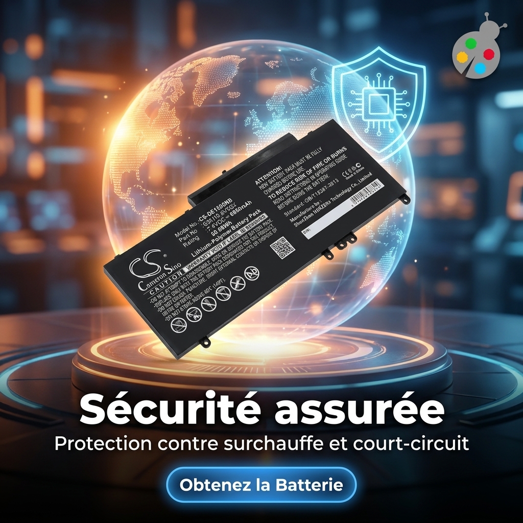 Batterie ordinateur portable dell latitude e5550