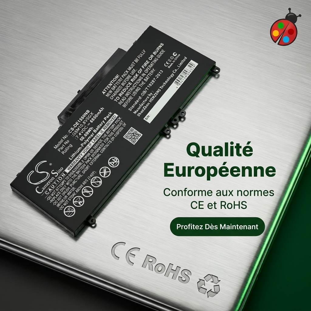 Batterie ordinateur portable dell latitude e5550