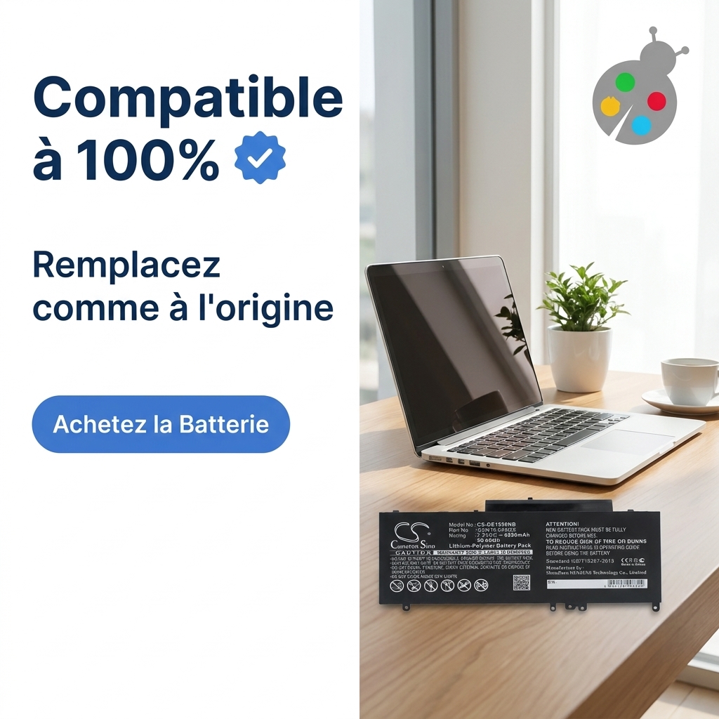 Batterie ordinateur portable dell latitude e5550