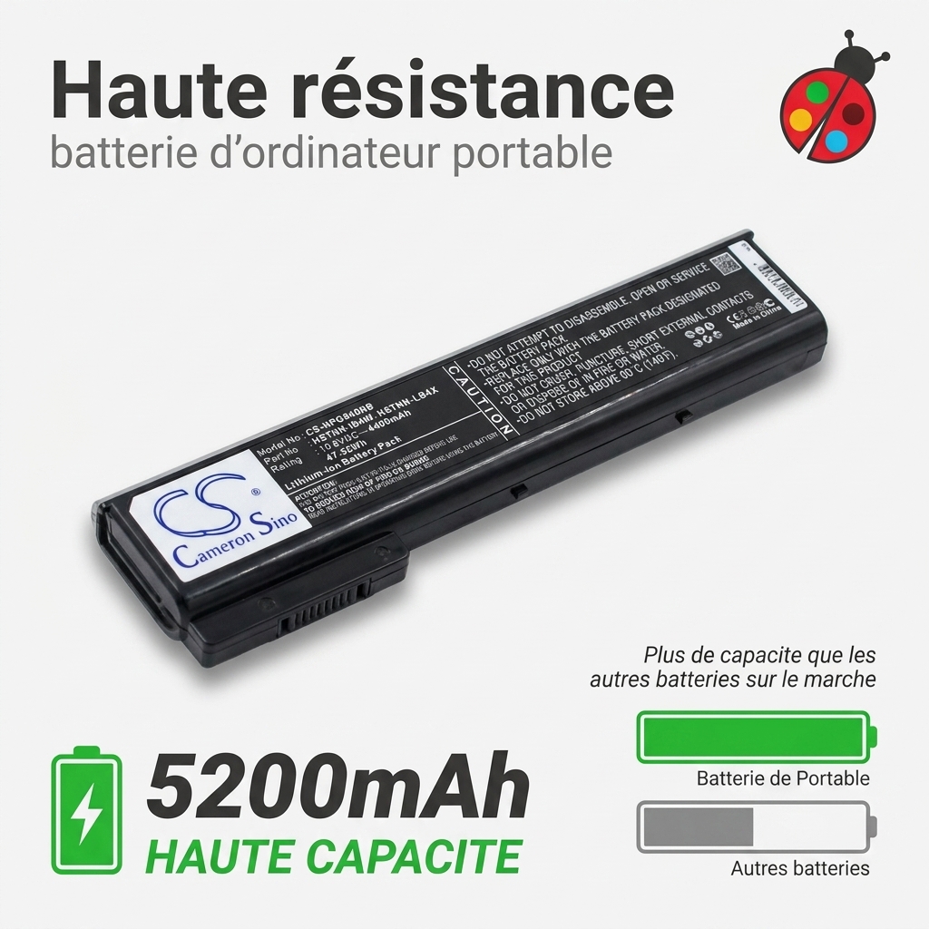 Batterie ordinateur portable hp probook 650 g1