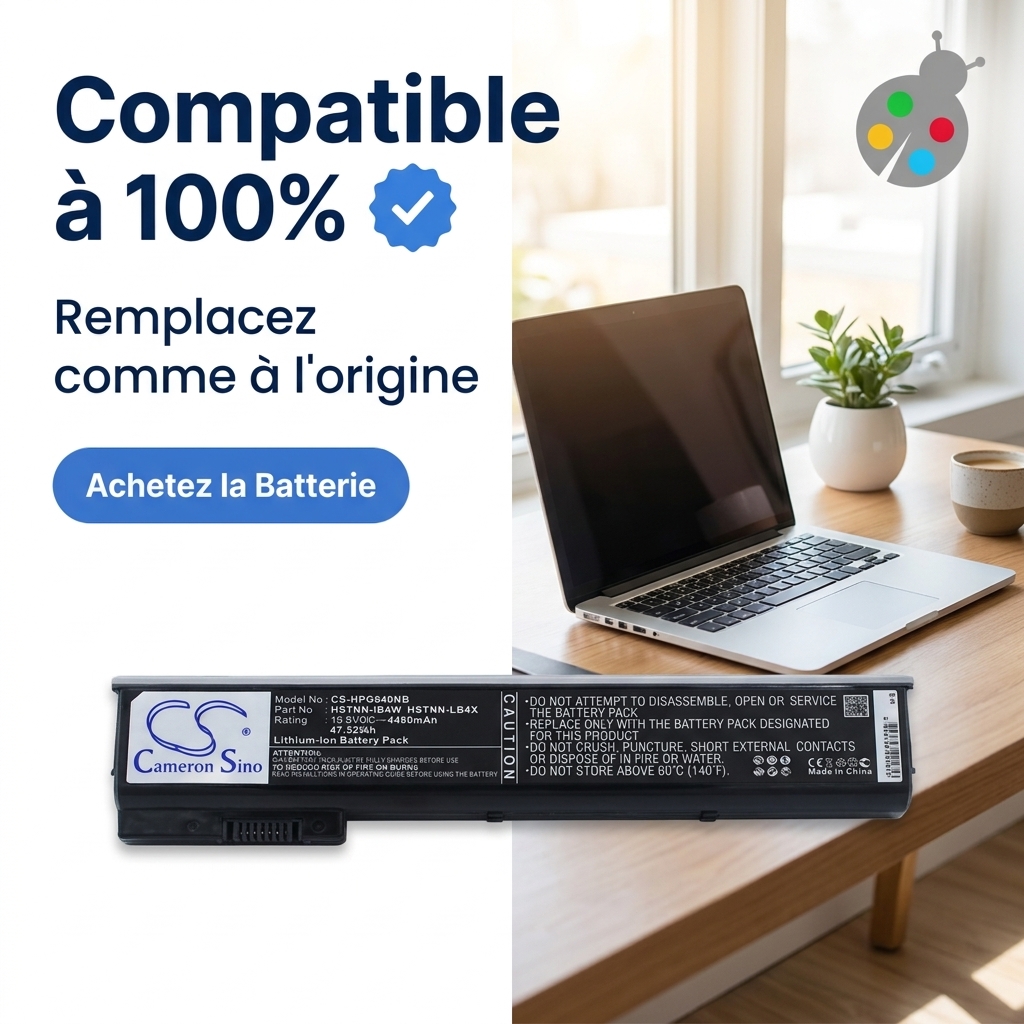 Batterie ordinateur portable hp probook 650 g1