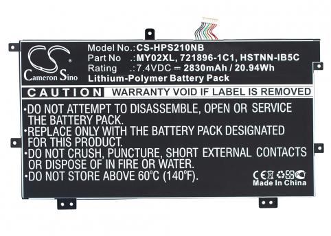 Batterie ordinateur portable hp slatebook x2