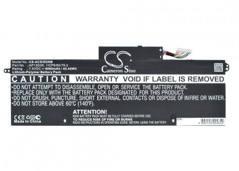 Batterie  acer ap13d3k 1icp5 60 80 2 