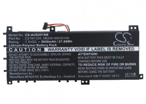 Batterie ordinateur portable asus vivobook s451la
