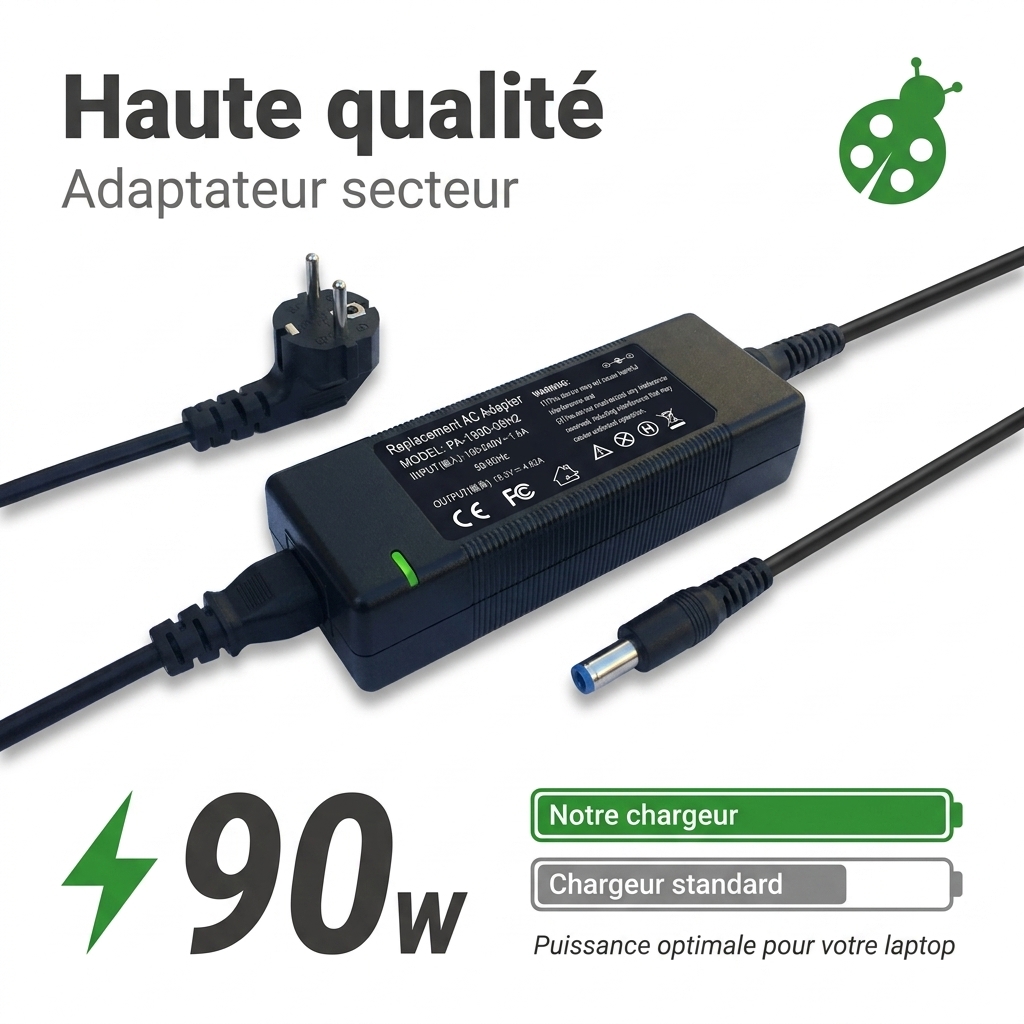 Chargeur ordinateur portable hp  elitebook 745 g2
