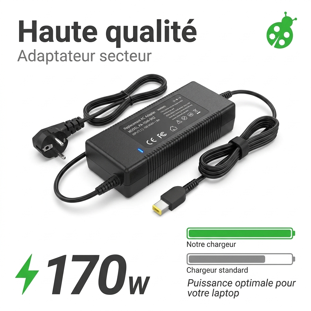 Chargeur ordinateur portable lenovo thinkpad p50 mobile workstatio