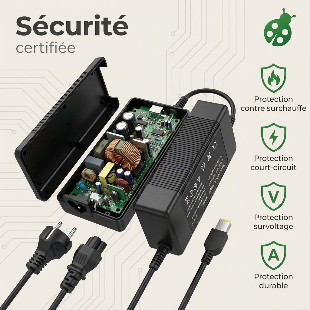 Chargeur ordinateur portable lenovo thinkpad p50 mobile workstatio