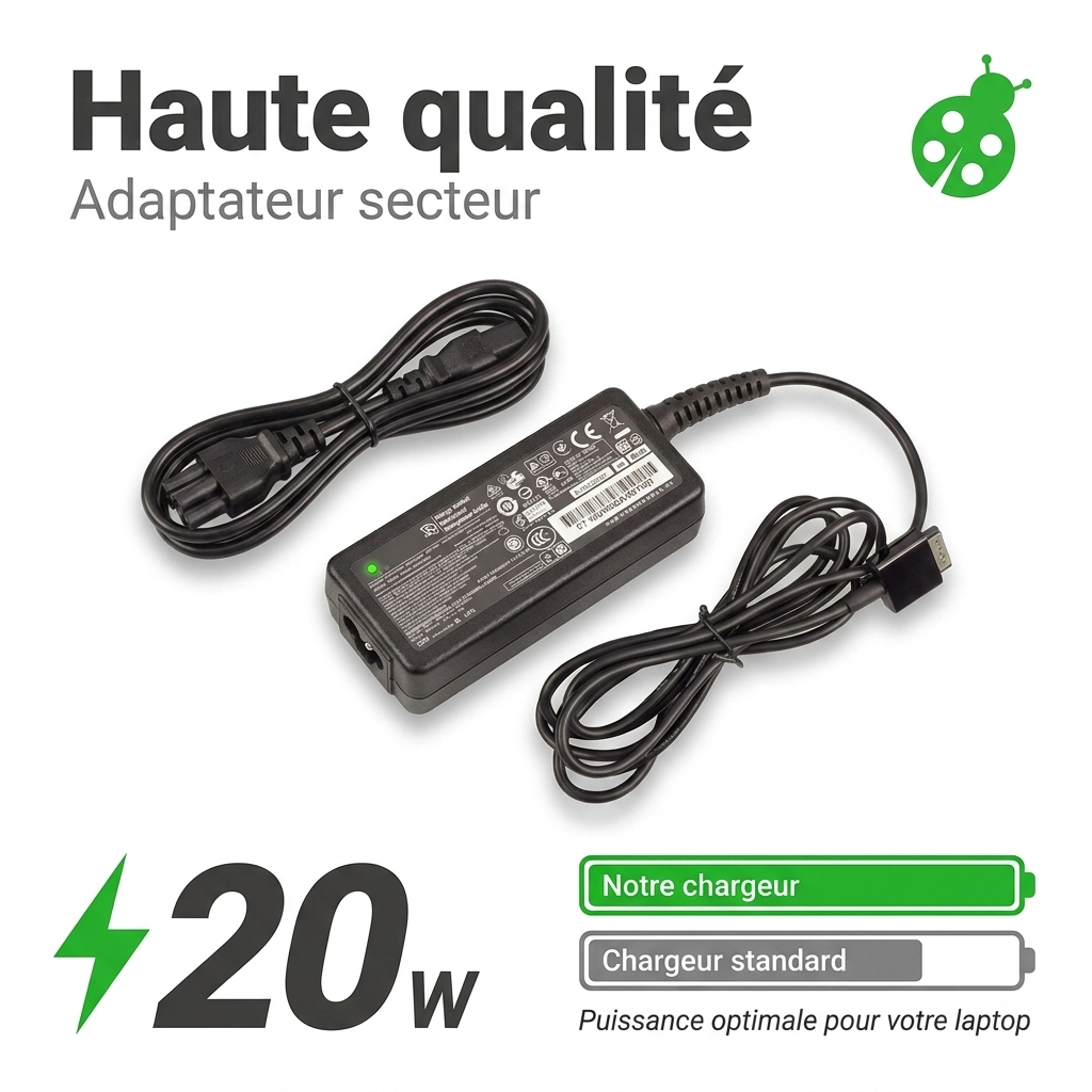 Chargeur ordinateur portable hp  envy x2 11 g0004xx