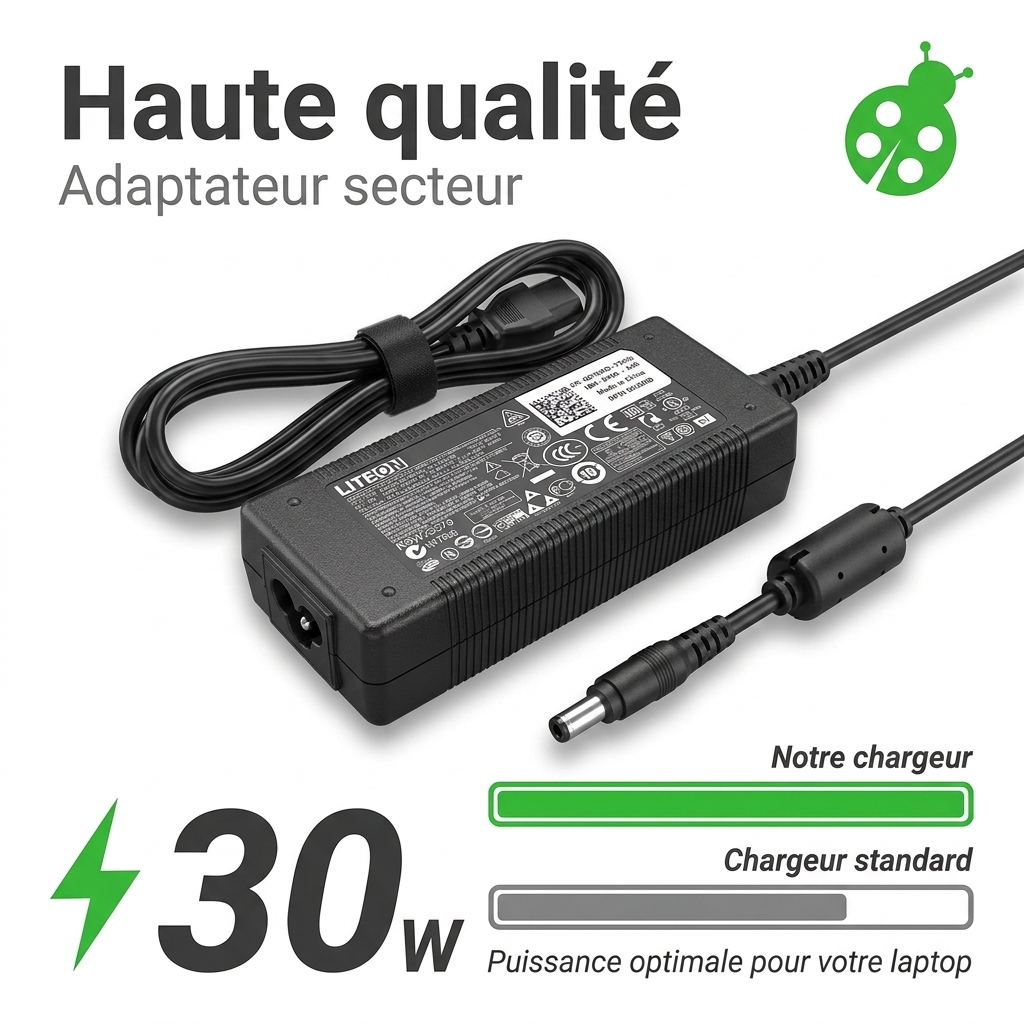 Chargeur ordinateur portable dell latitude st tablet t02g001