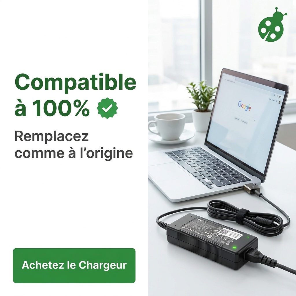 Chargeur ordinateur portable dell latitude st tablet t02g001
