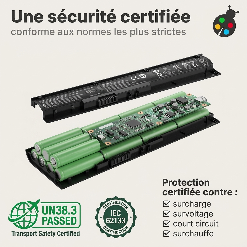 Batterie ordinateur portable hp pavilion 15 p