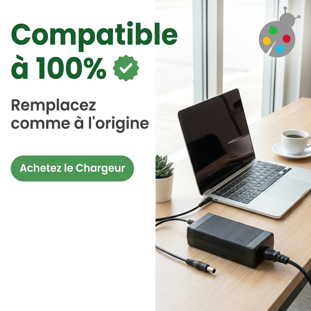 Chargeur ordinateur portable dell inspiron 13 1318