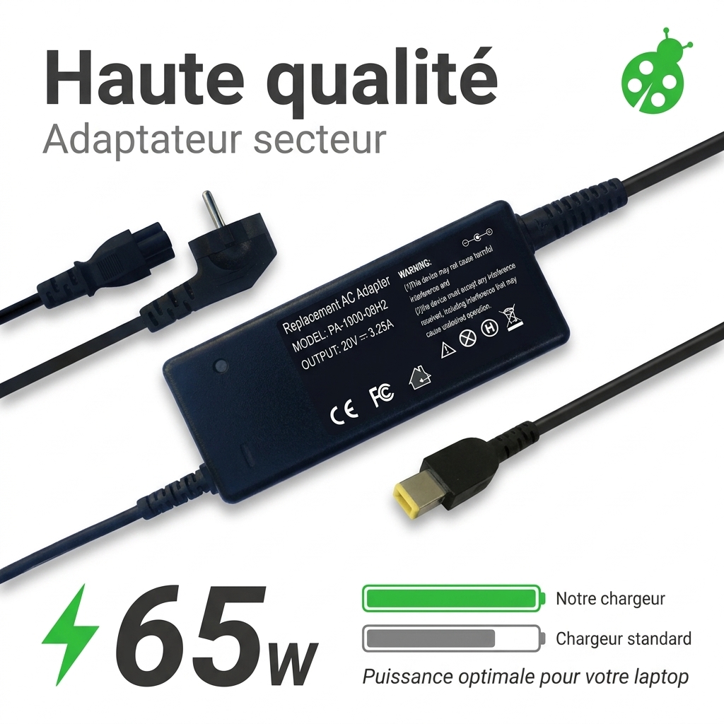 Chargeur ordinateur portable lenovo b50 30