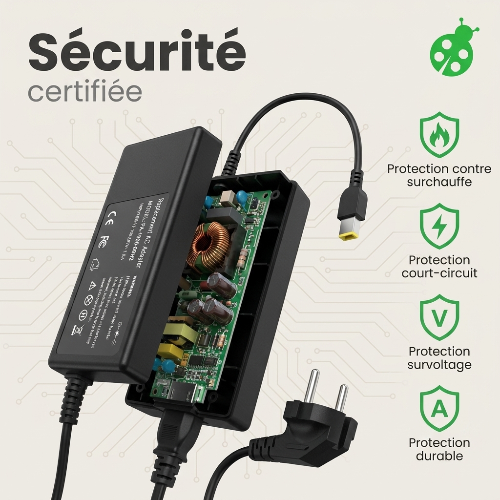 Chargeur ordinateur portable lenovo b50 30