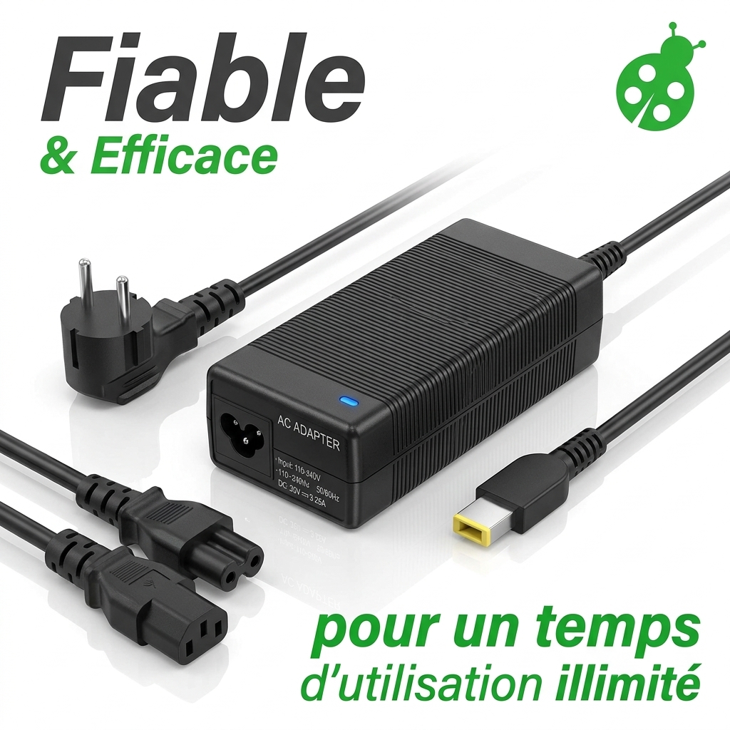 Chargeur ordinateur portable lenovo b50 30