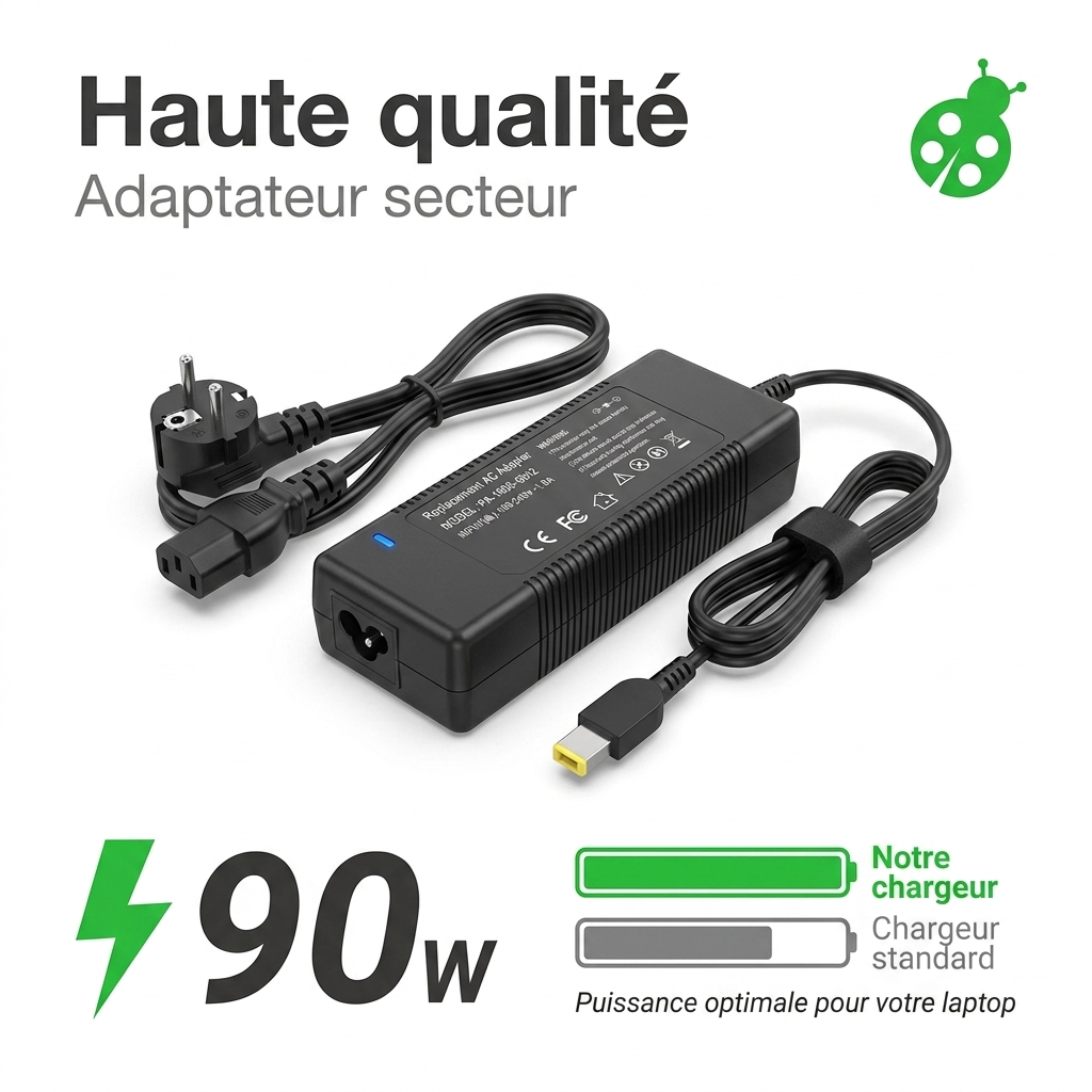 Chargeur ordinateur portable lenovo ideapad y700 15acz