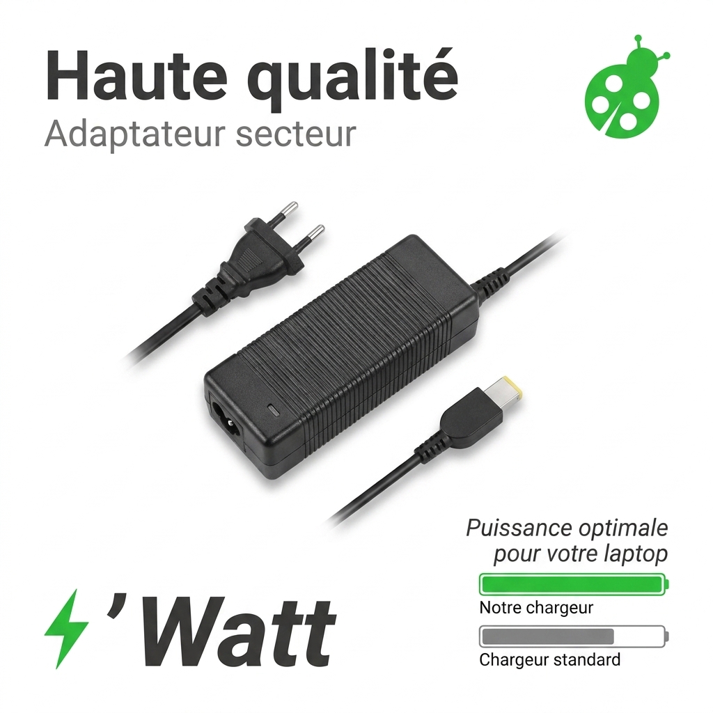 Chargeur ordinateur portable lenovo c40 30