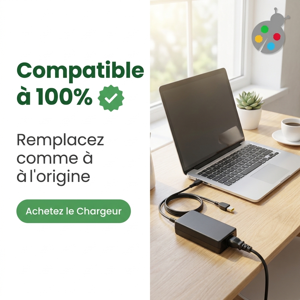 Chargeur ordinateur portable lenovo c40 30