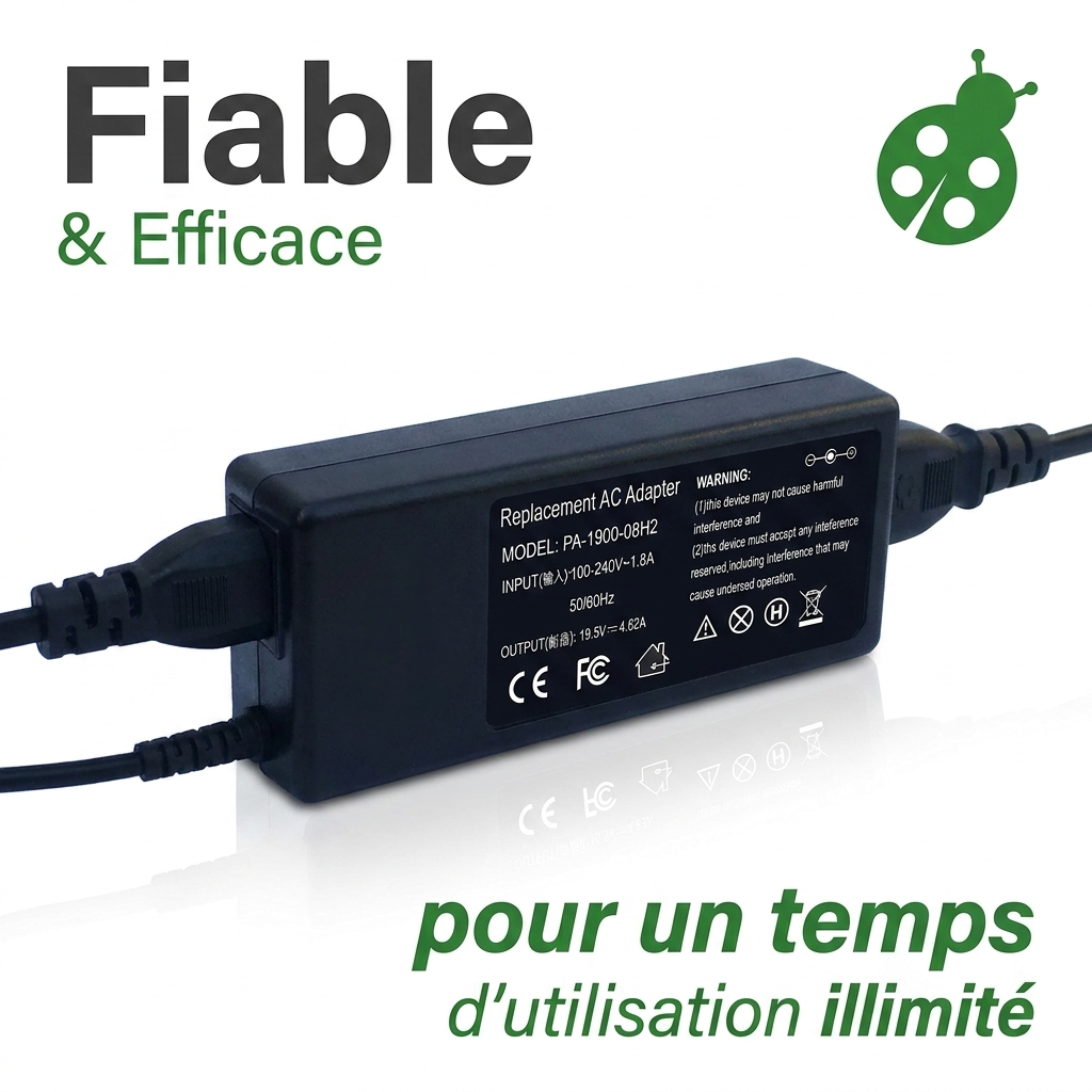Chargeur ordinateur portable dell xps 13 9360 60w93