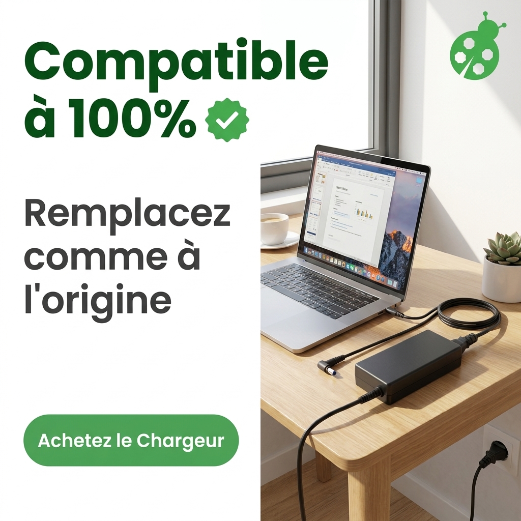 Chargeur ordinateur portable dell xps 13 9360 60w93