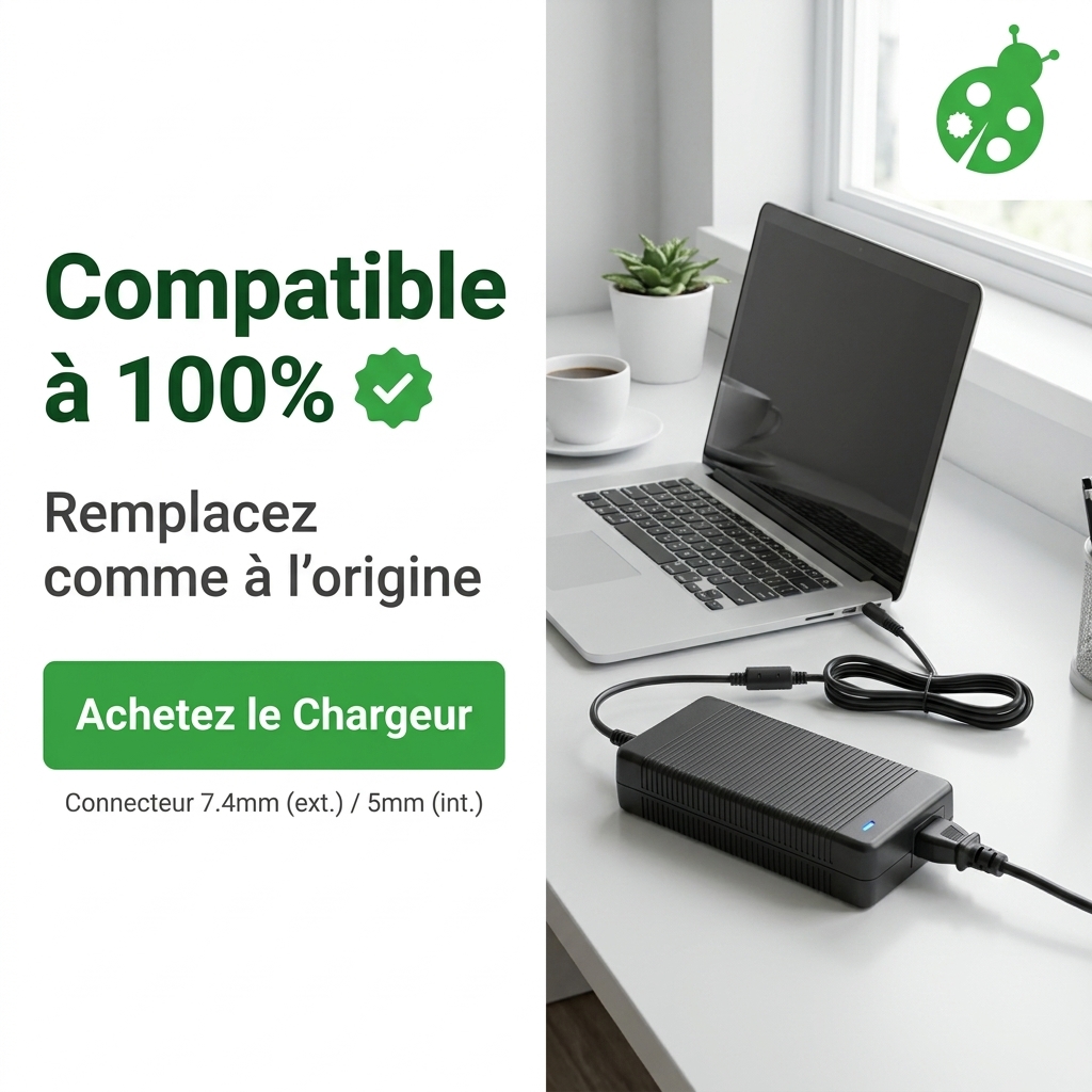 Chargeur ordinateur portable hp  zbook 17