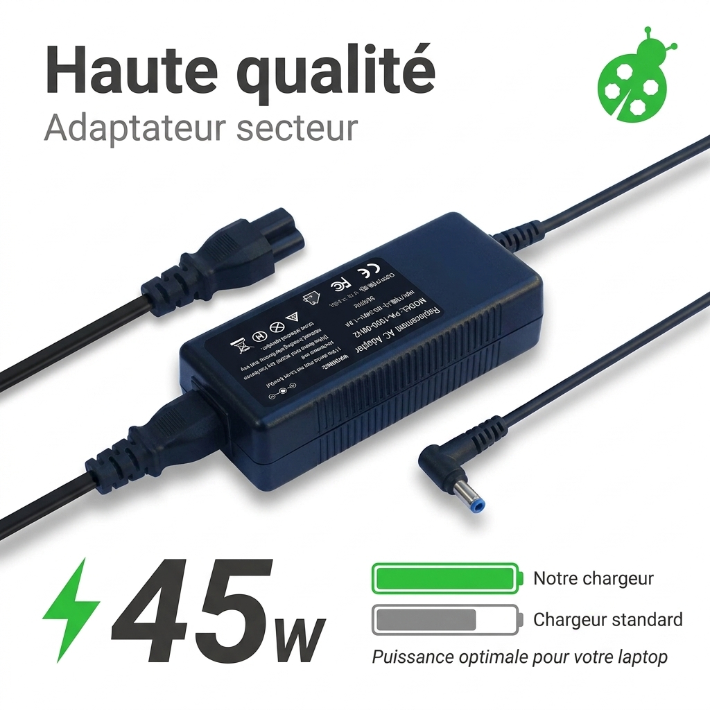 Chargeur ordinateur portable dell inspiron 15 3552
