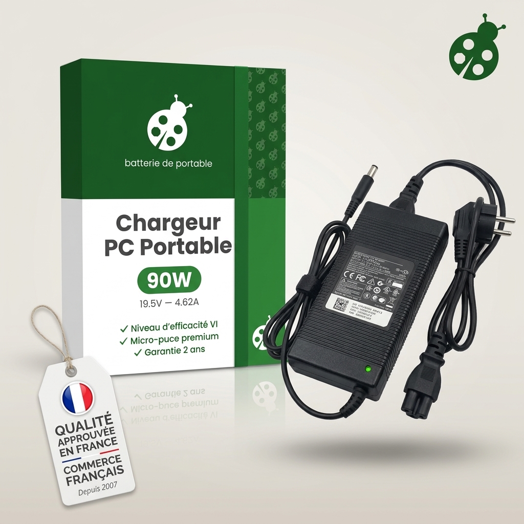 Chargeur ordinateur portable dell studio 14 (1458)