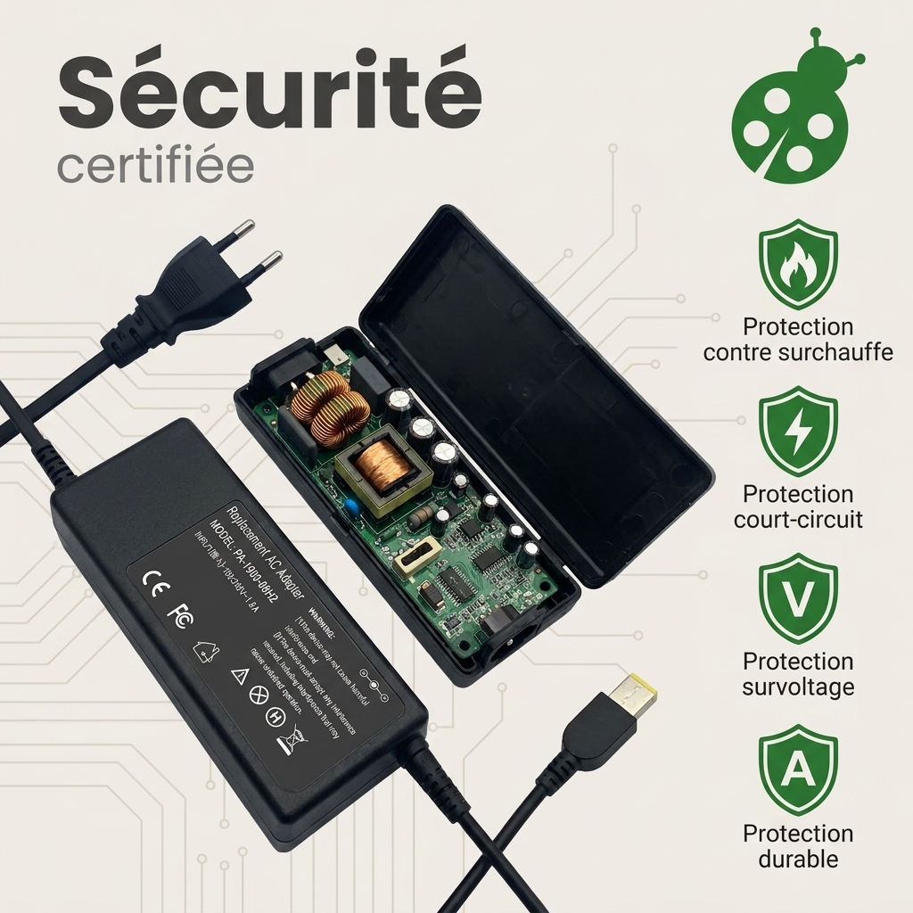 Chargeur ordinateur portable lenovo ideapad 500
