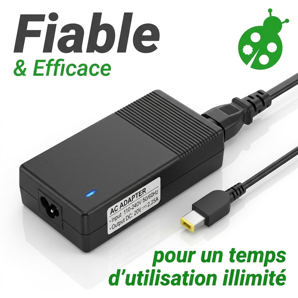 Chargeur ordinateur portable lenovo ideapad 500