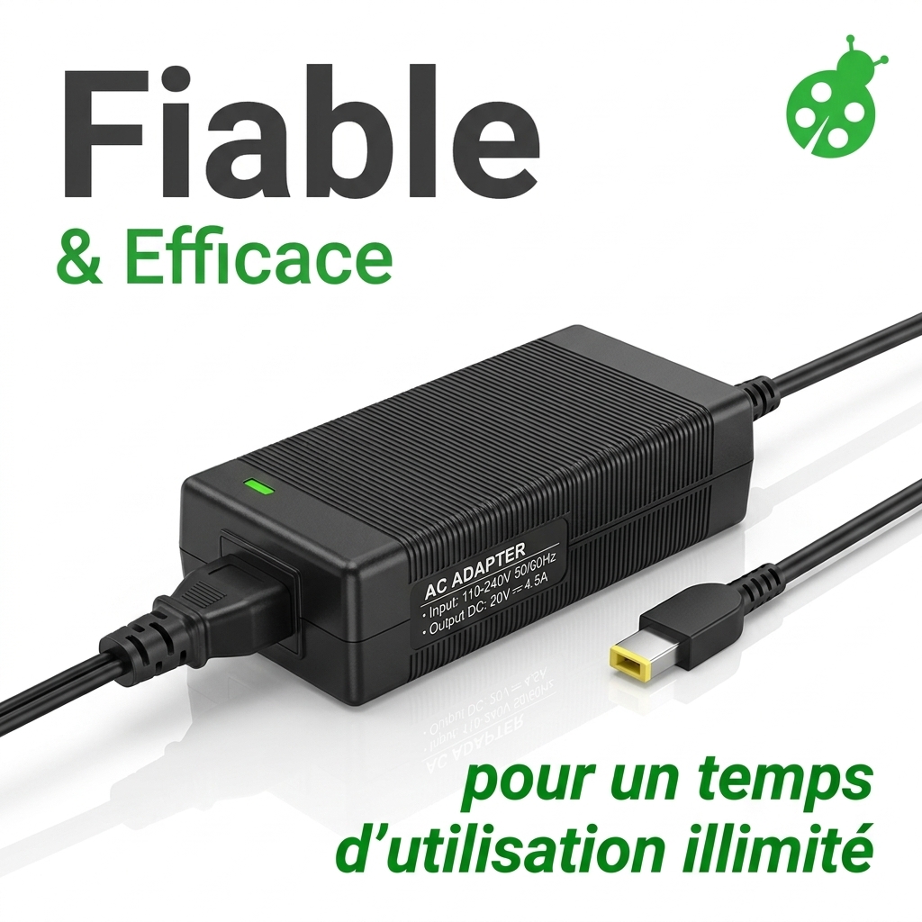 Chargeur ordinateur portable lenovo ideapad g70 80 80fg005bus