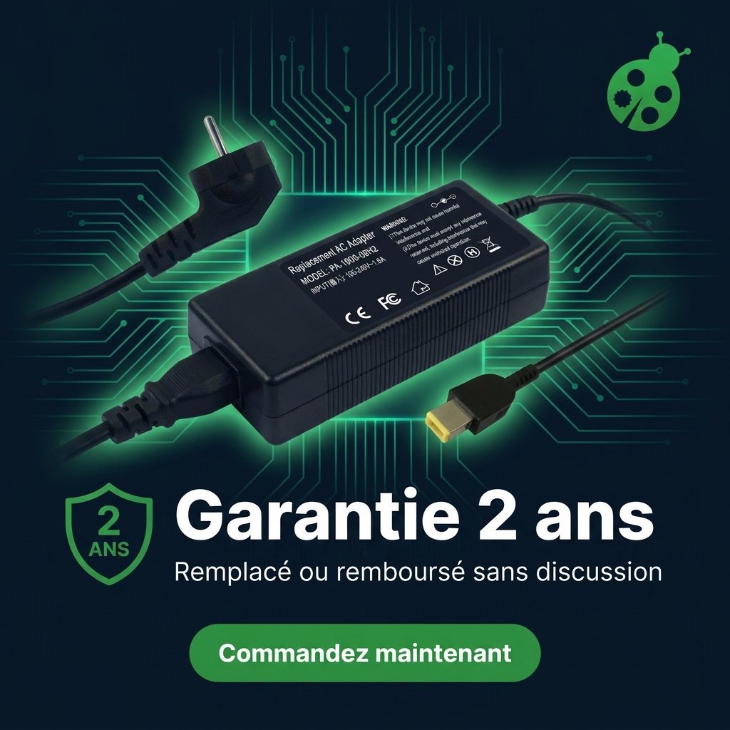 Chargeur ordinateur portable lenovo ideapad g70 80 80fg005bus
