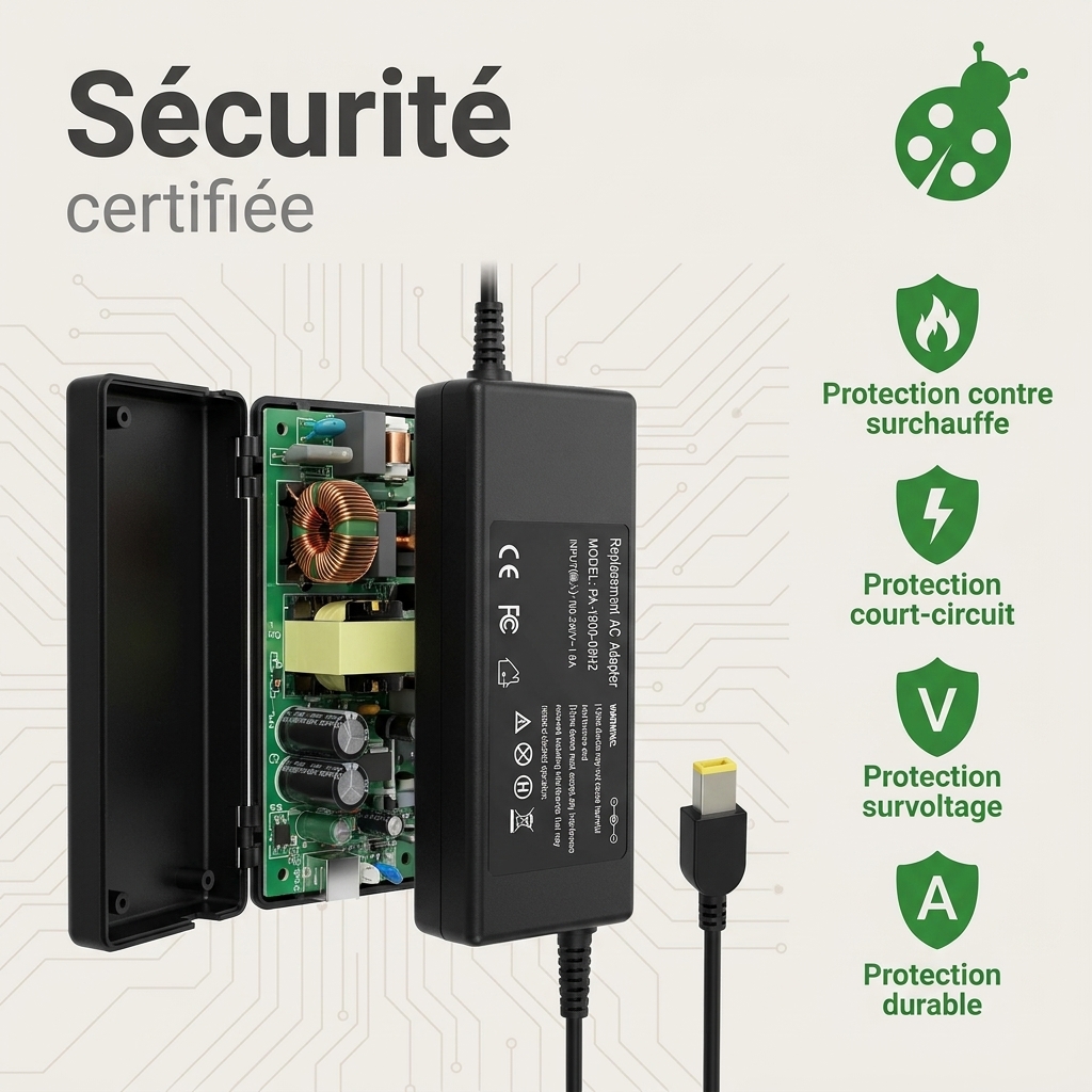 Chargeur ordinateur portable lenovo g70 80 80ff0013iv