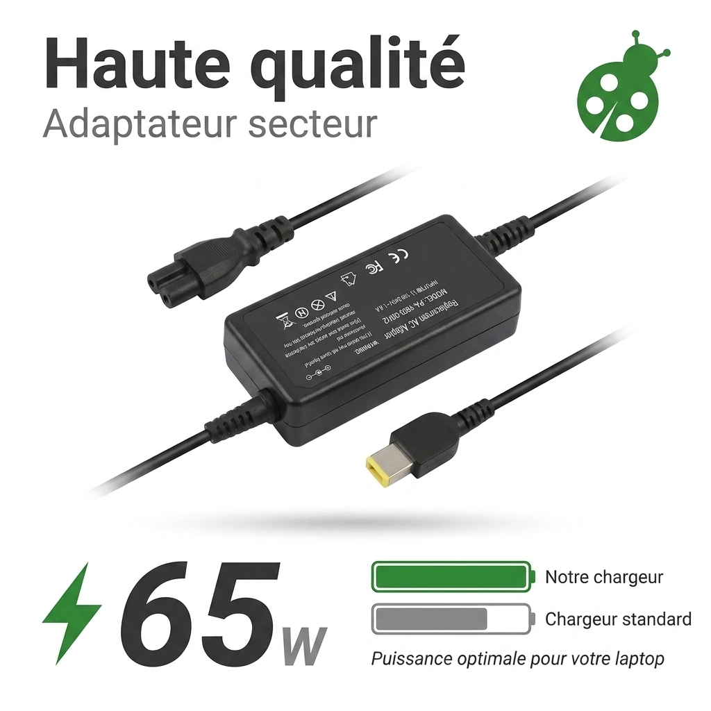 Chargeur ordinateur portable lenovo g70 80 80ff00c8fr