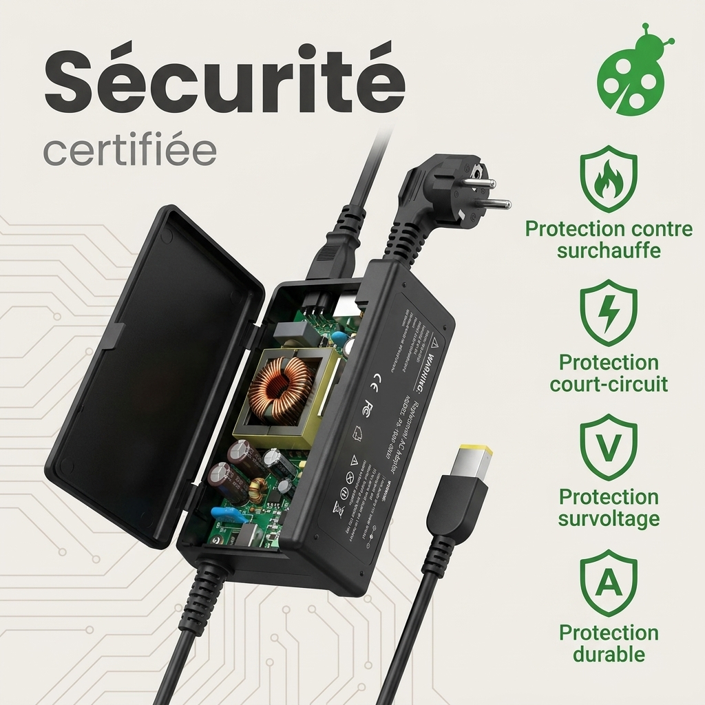 Chargeur ordinateur portable lenovo g70 80 80ff00c8fr
