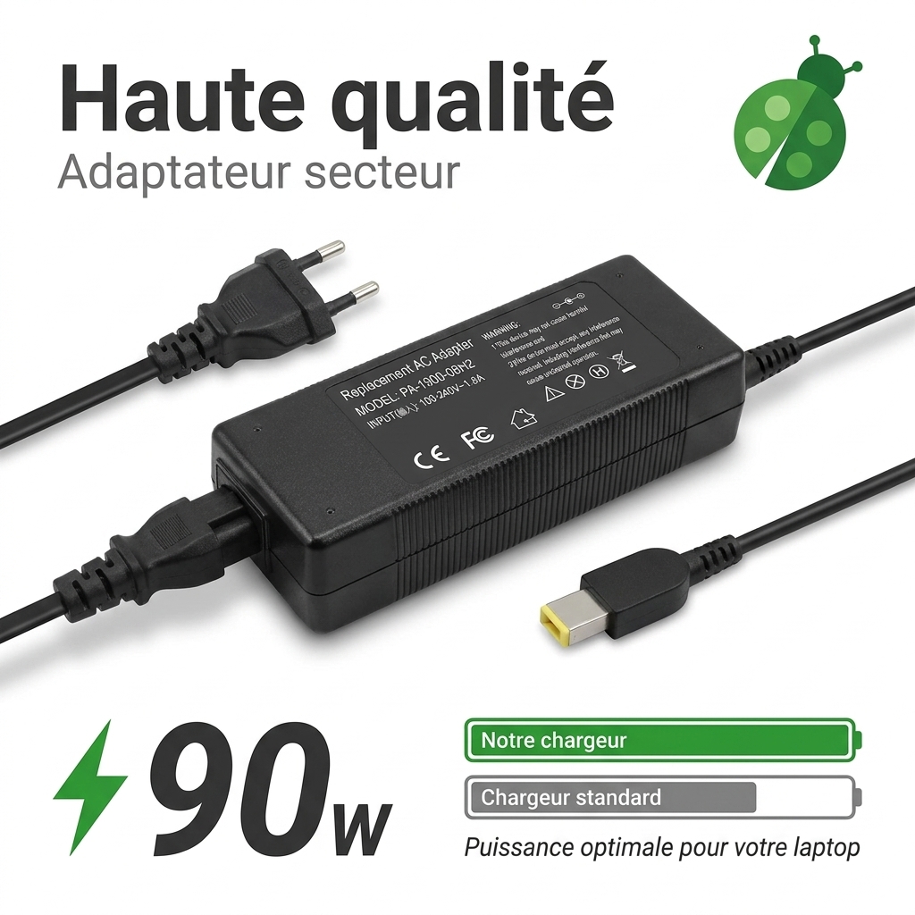 Chargeur ordinateur portable lenovo thinkpad e550 20df 0051fr