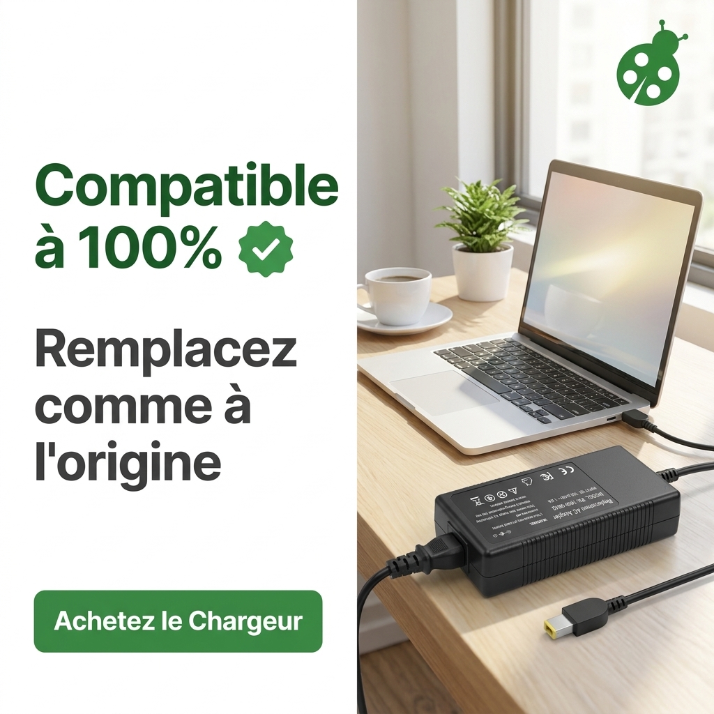 Chargeur ordinateur portable lenovo thinkpad e550 20df 0051fr