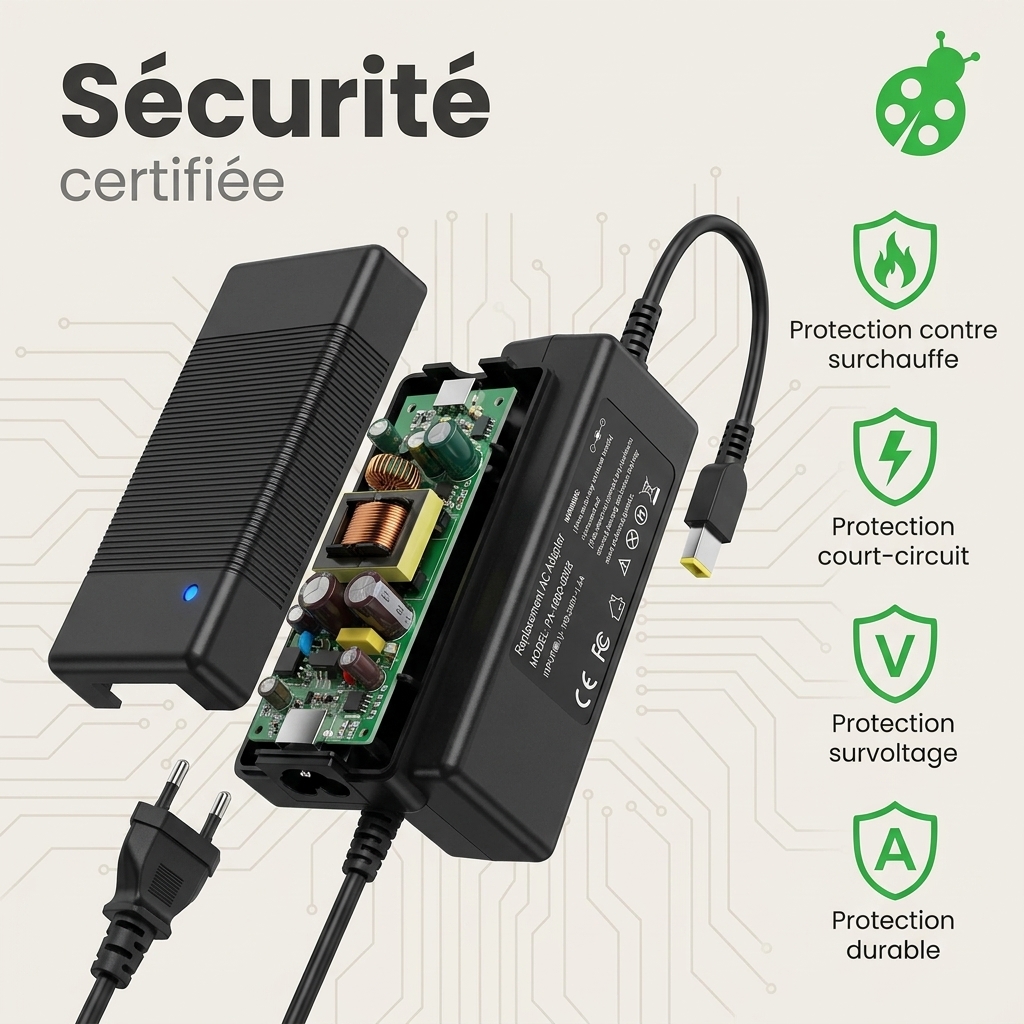 Chargeur ordinateur portable lenovo ideapad yoga 13 2191 2xu