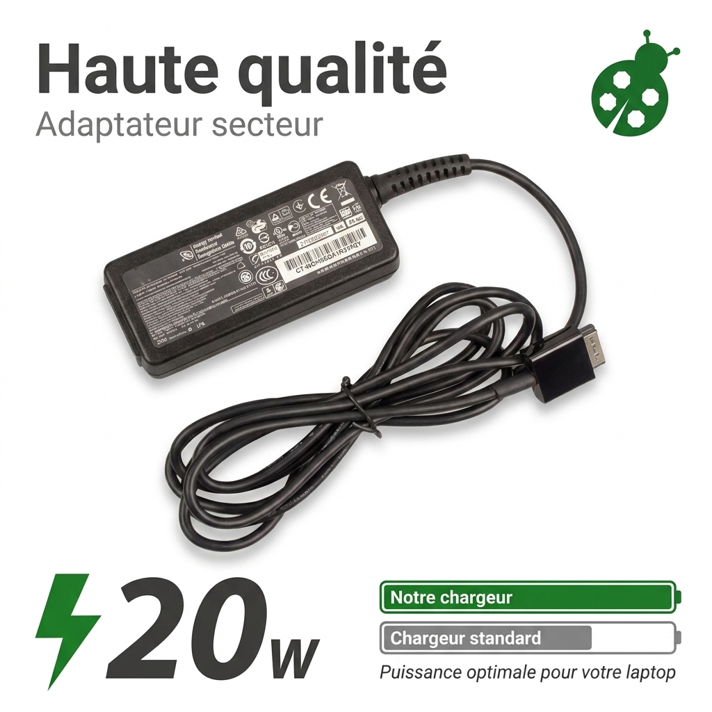 Chargeur ordinateur portable hp  envy x2 11 g080ef