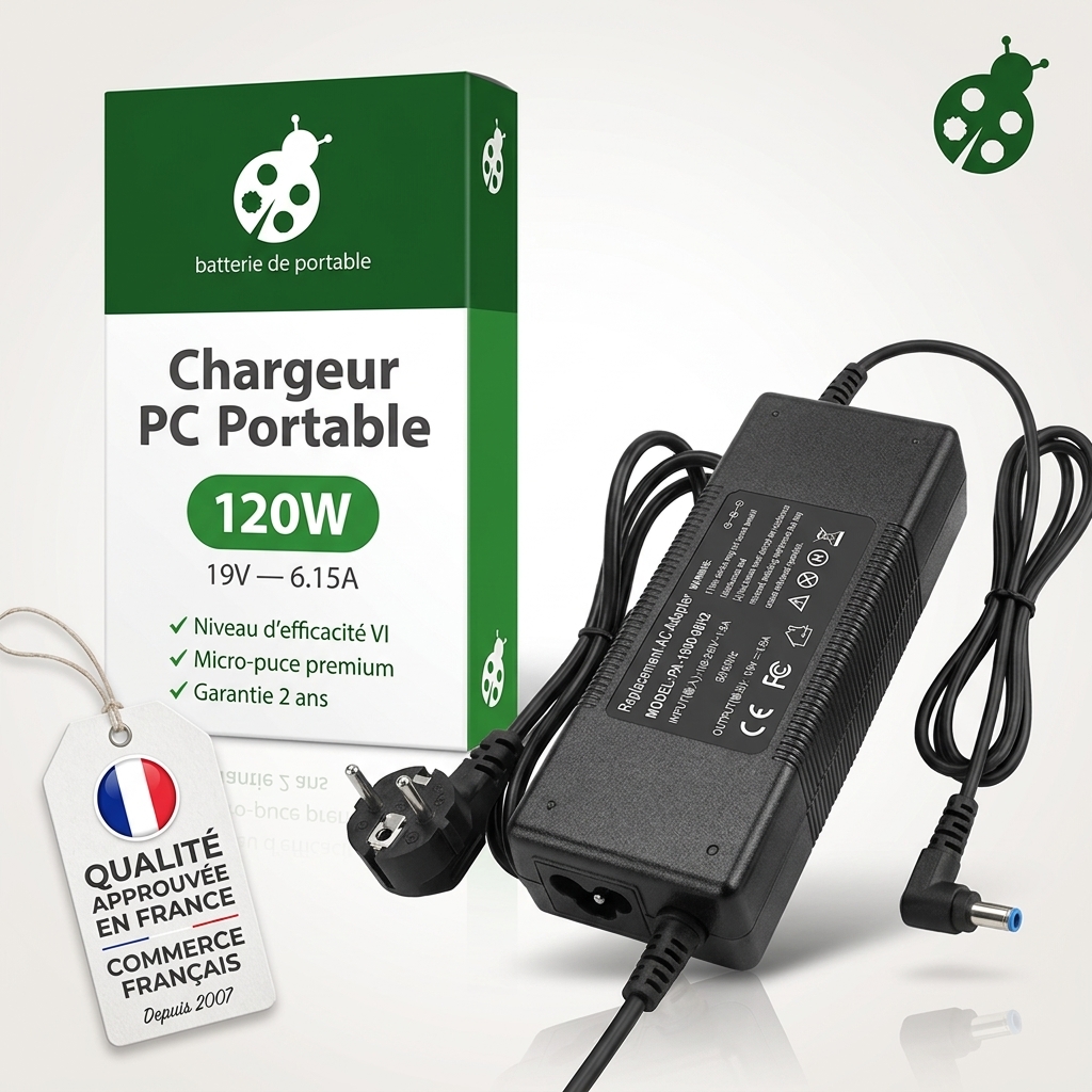 Chargeur ordinateur portable hp  envy touchsmart 17 j103ea