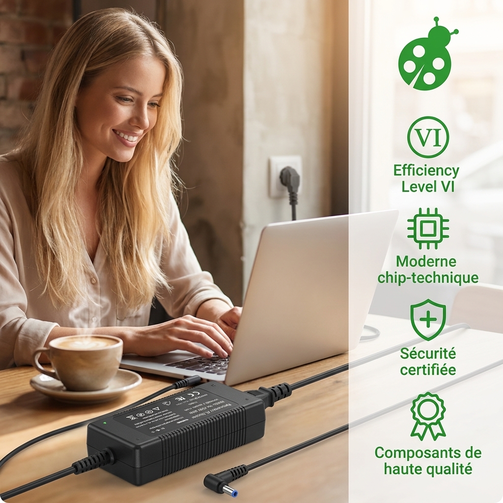 Chargeur ordinateur portable hp  envy 17 j100eb