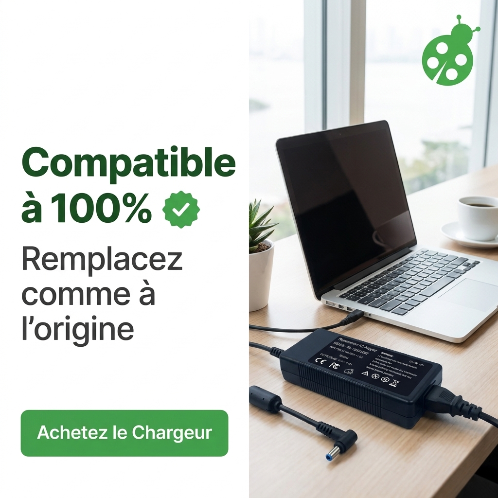 Chargeur ordinateur portable hp  envy 17 j100eb