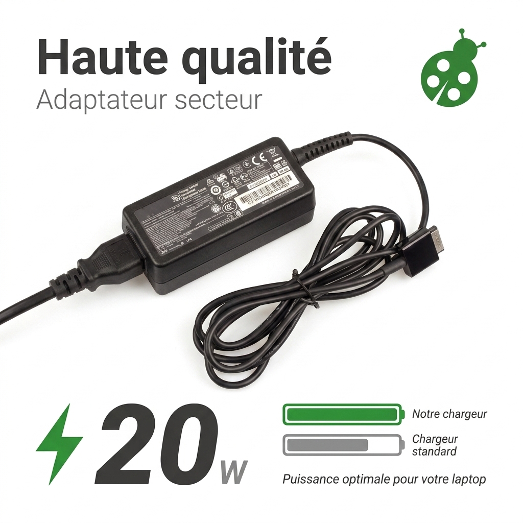 Chargeur ordinateur portable hp  envy x2 11 g111es