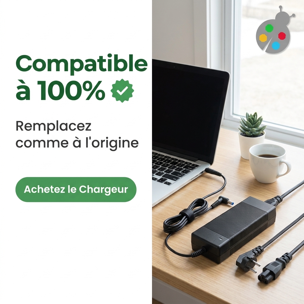 Chargeur ordinateur portable hp  15 af119nf