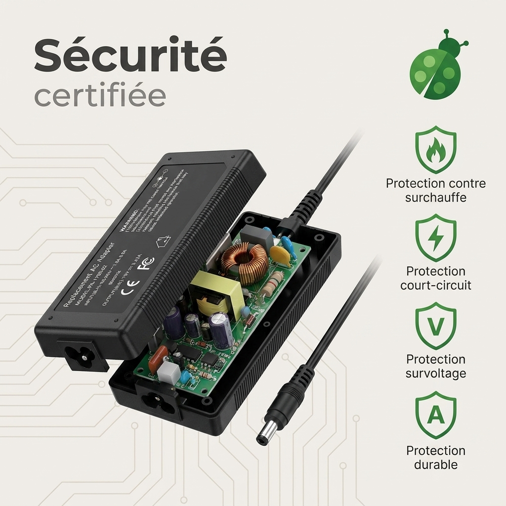 Chargeur ordinateur portable asus r540l
