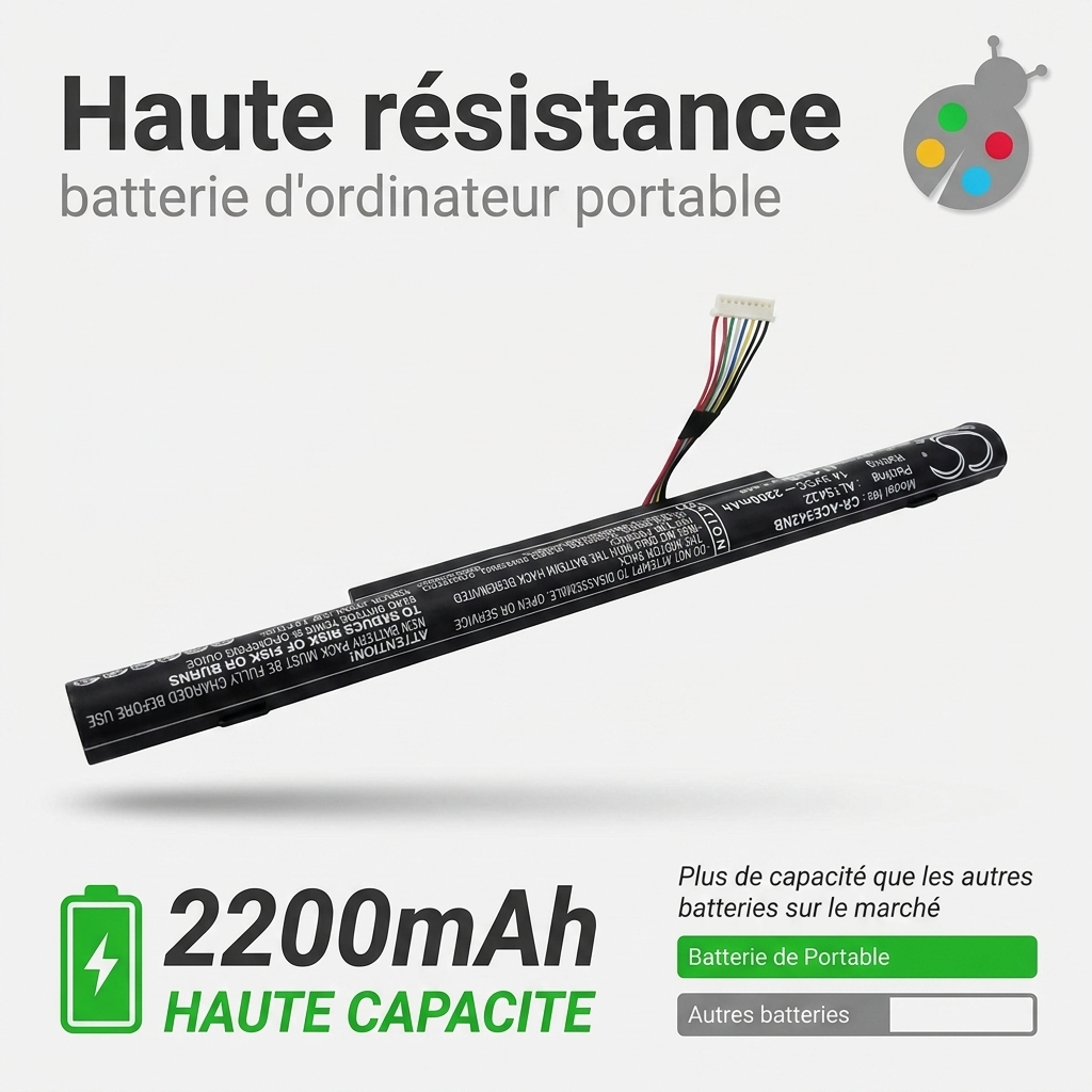 Batterie ordinateur portable acer aspire f5 571g