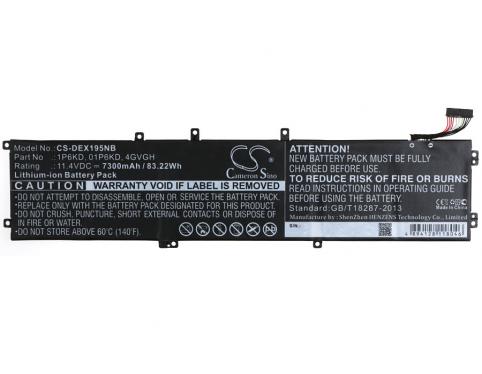 Batterie ordinateur portable dell xps 15 9550 d1828t