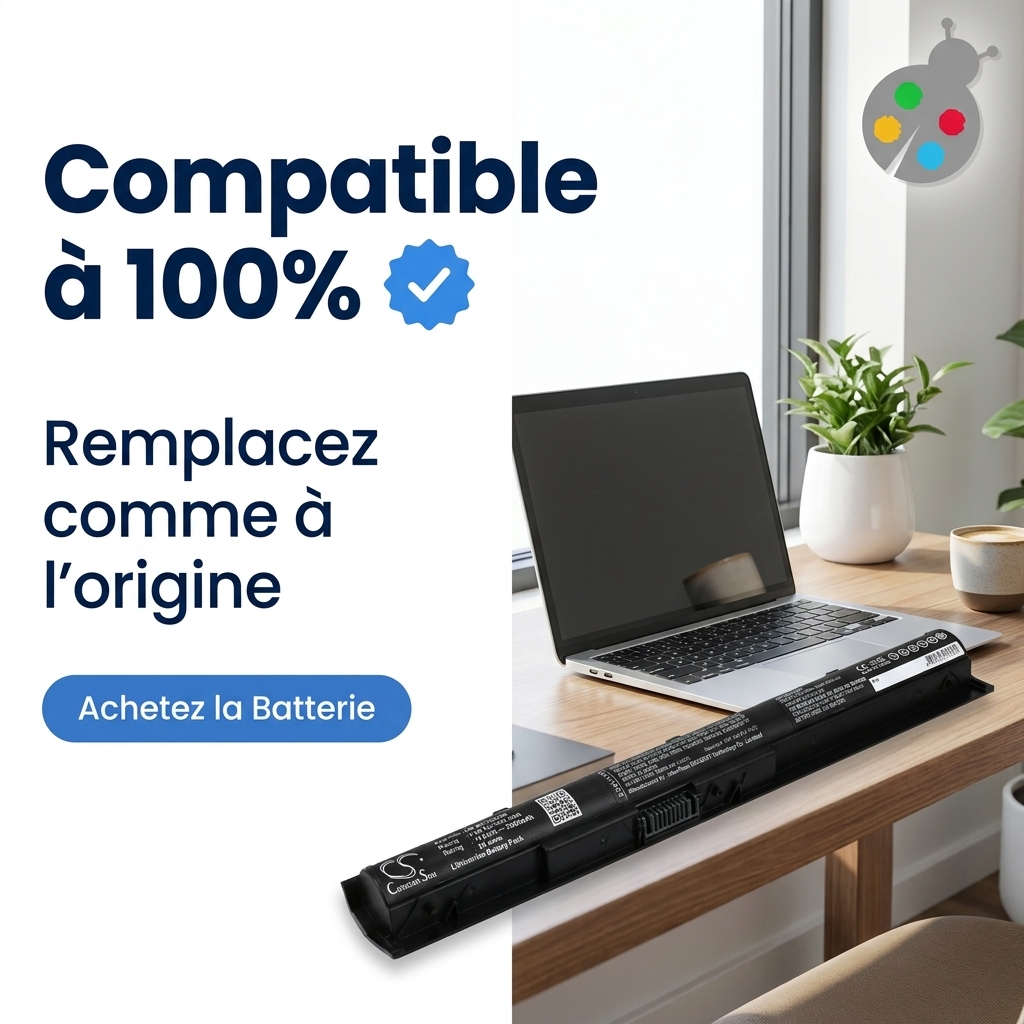 Batterie ordinateur portable hp pavilion 15 ak109nf