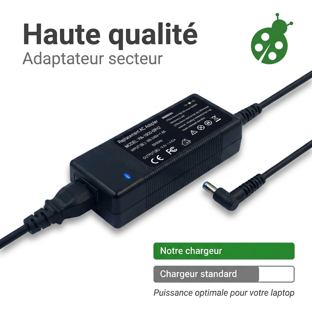 Chargeur ordinateur portable dell inspiron 13 serie 7000 2 en 1