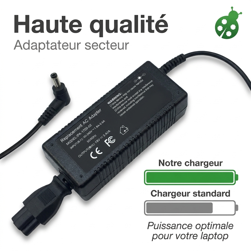 Chargeur ordinateur portable asus k556